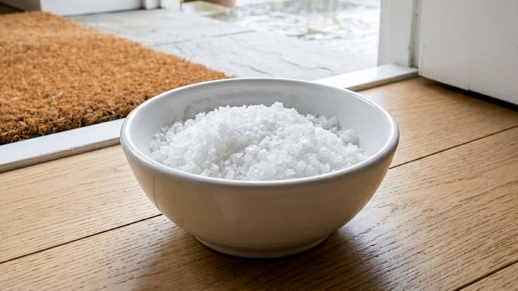 ¿Por qué deberías poner un plato con sal gruesa detrás de las puertas en época de lluvias?