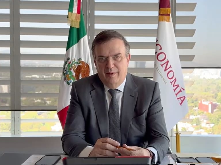 La imposición de aranceles "ya se veía venir desde hace semanas", lamentó el secretario de Economía, Marcelo Ebrard.