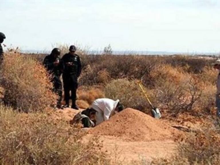 Hallan dos cuerpos en fosa clandestina en Sonora