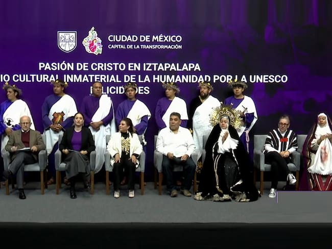 Brugada celebra designación de la Pasión de Iztapalapa como patrimonio cultural