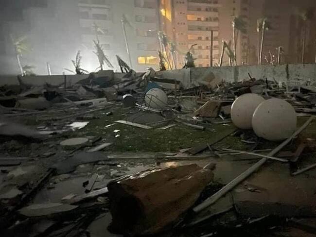 El hotel no nos informó sobre la llegada del huracán Otis: Erik Fellini