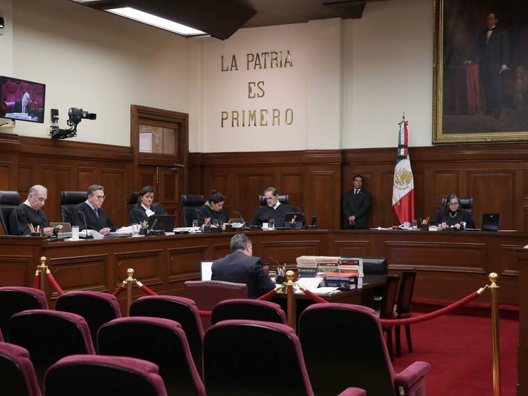 La Suprema Corte de Justicia de la Nación (SCJN) aplaza discusión de proyecto que suspendería reforma judicial