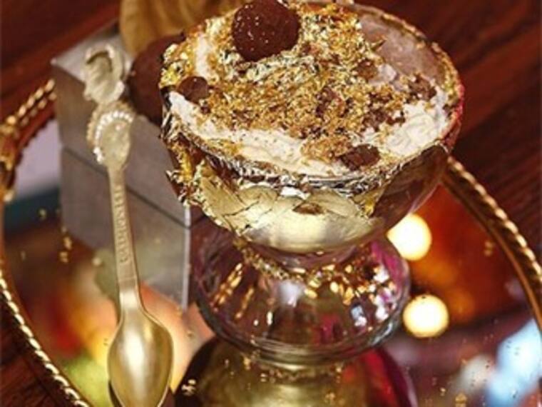 ¿Sabías que el helado más caro del mundo tiene oro entre sus ingredientes?