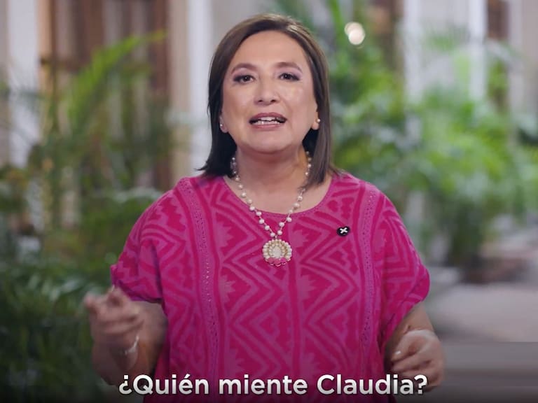 ¿Quién miente Claudia? cuestiona Xóchitl Gálvez a la candidata de &quot;Sigamos Haciendo Historia&quot;, Claudia Sheinbaum