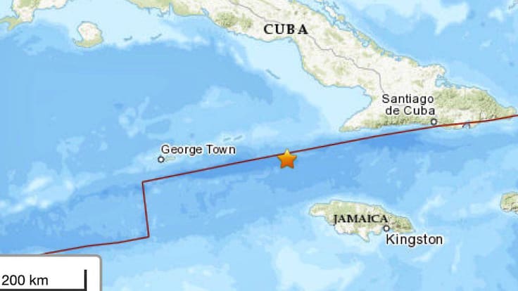 Sismo de 7.7 sacude costas de Jamaica y Cuba