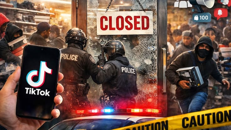 Turbas de TikTok invaden comercios: así operan las peligrosas convocatorias de los “takeovers”