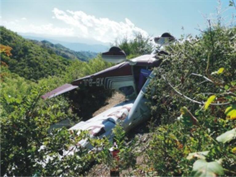 Se desploma avioneta ultraligera en NL