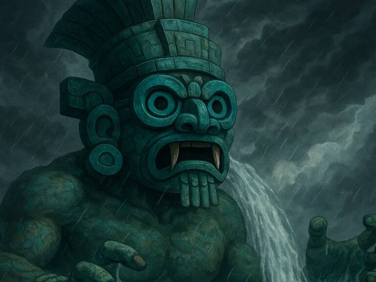 Tláloc protagoniza los memes de esta temporada de lluvias y huracanes.