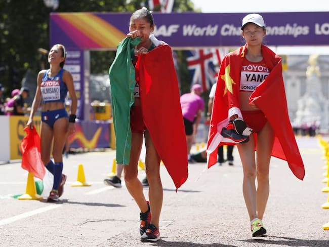 Lupita González gana la plata en 20 km de marcha