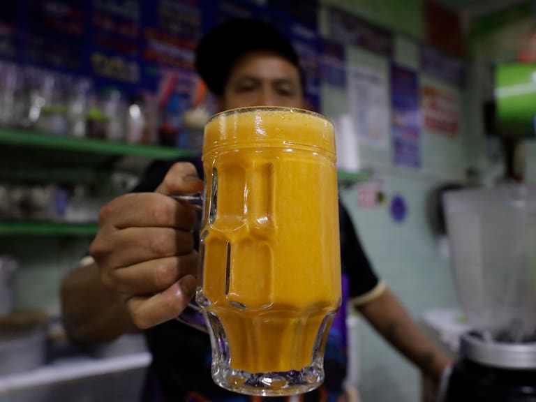 Making Pulque With Marigold Flowers On The Eve Of The Day Of The Dead In Mexico