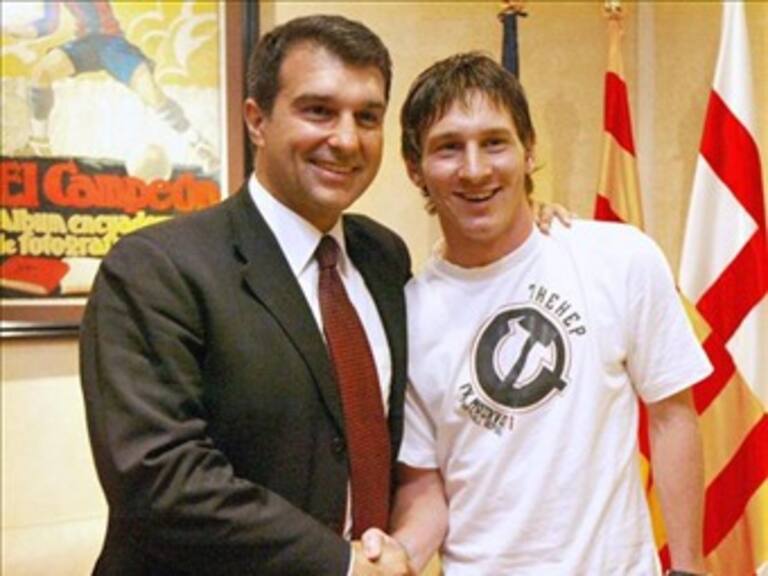 Muchos clubes quisieron a Messi y se quedó; Leo es el Mesías: Laporta