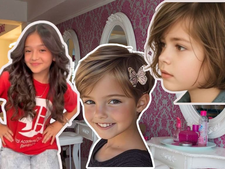 Estos son los cortes de cabello para niñas que estarán de moda en 2026. FB