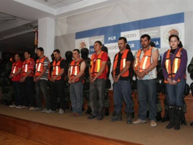 Presentan a 10 colaboradores de lugarteniente de 'El Chapo' en Durango