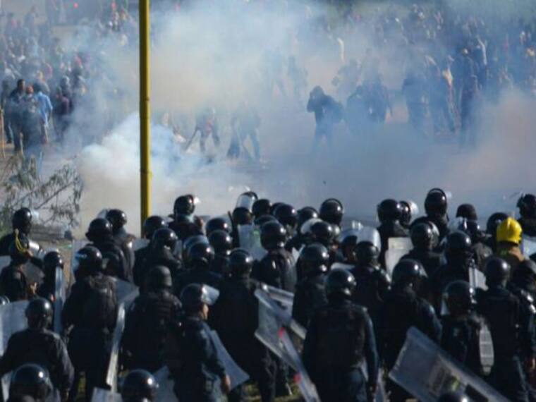 Se denuncia en redes sociales violencia de la Policía Federal en Oaxaca