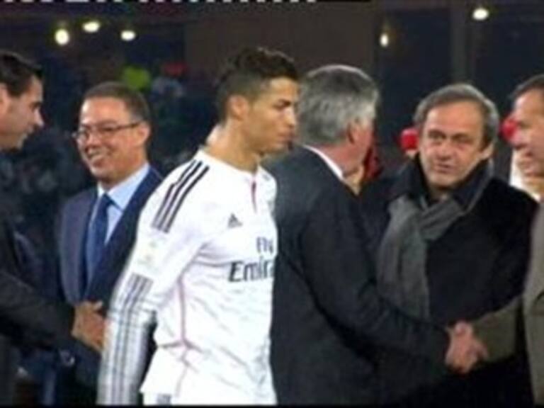 UEFA niega el desplante de CR7 a Platini: 'Se saludaron antes'