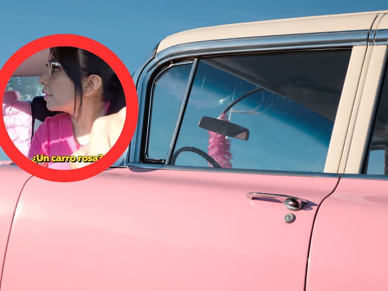 Señor no se sube a carro rosa