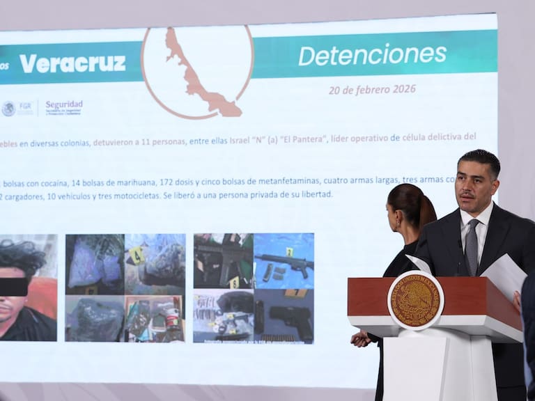 El promedio diario de homicidios dolosos ha disminuido 44% desde el inicio de su administración, presumió la mandataria.
FOTO: GALO CAÑAS/CUARTOSCURO.COM