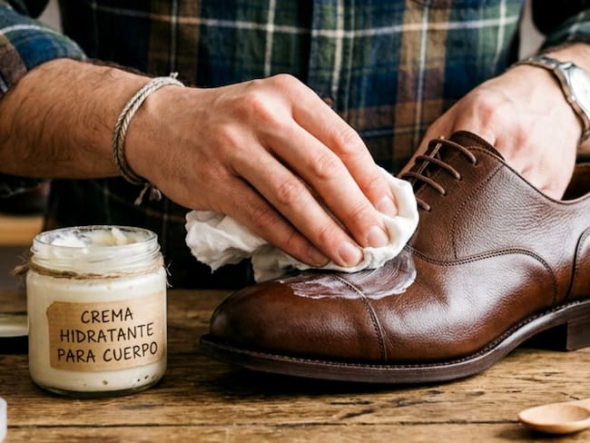 ¿Por qué deberías limpiar tus zapatos de piel con crema hidratante para el cuerpo que ya no uses?