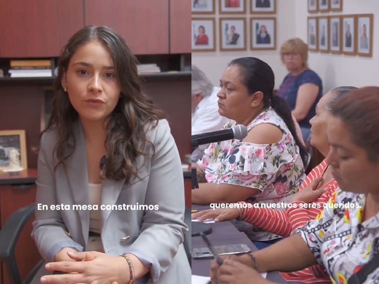 Reunión de diputados locales con colectivos de busqueda