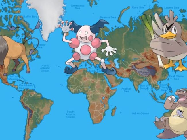 Aquí el mapa que te ayudará a atrapar todos los Pokémon