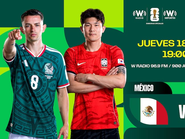 México vs Corea del Sur: ¿Dónde, cuándo ver y escuchar el partido por la fase de grupos del Mundial 2026?