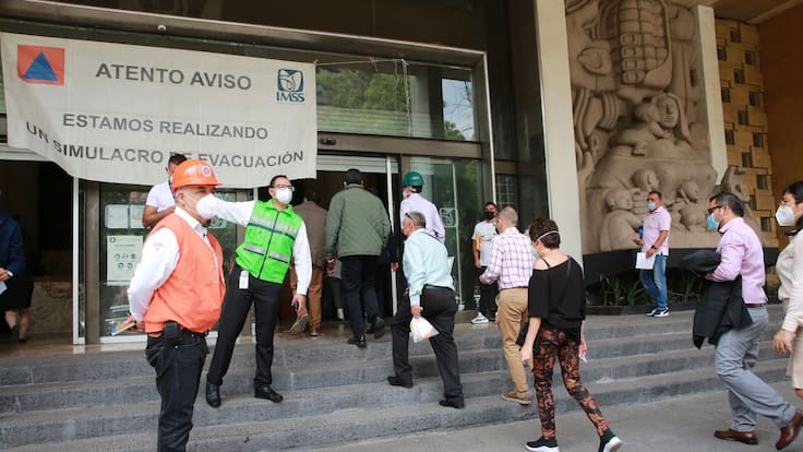IMSS evacúa más de 6 mil inmuebles en Simulacro Nacional 2026
