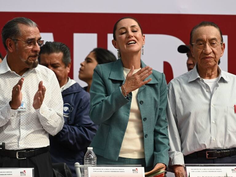 Sindicatos se reúnen con Claudia Sheinbaum