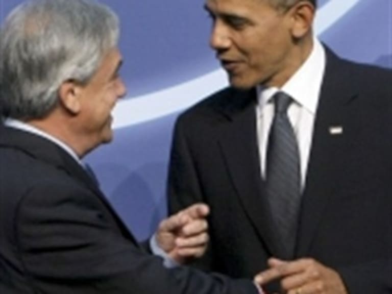 Piñera enseñó a Obama su &#039;reloj de la suerte&#039;