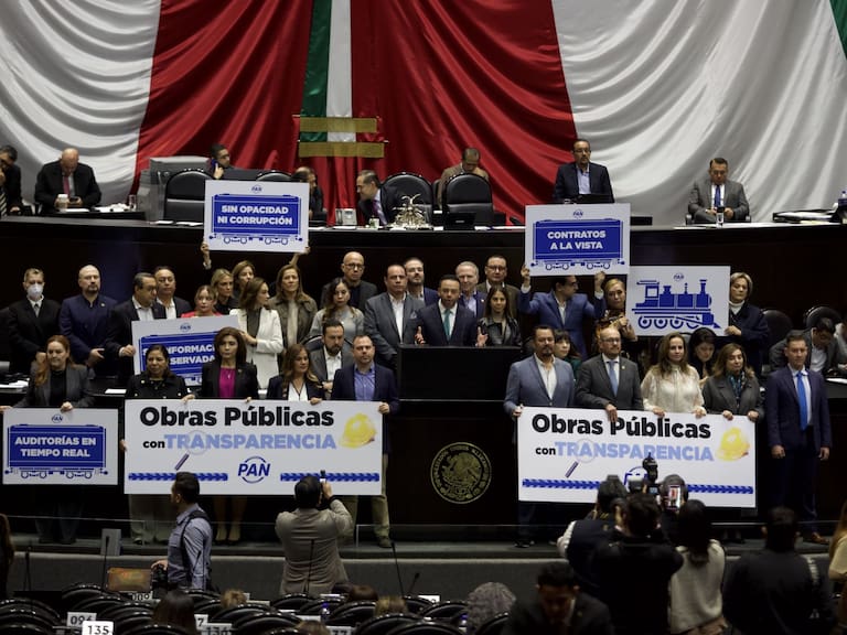 CIUDAD DE MÉXICO, 02FEBRERO2026.- Grupo Parlamentario del PAN durante sesión en Cámara de Diputados.
FOTO: ANDREA MURCIA /CUARTOSCURO.COM