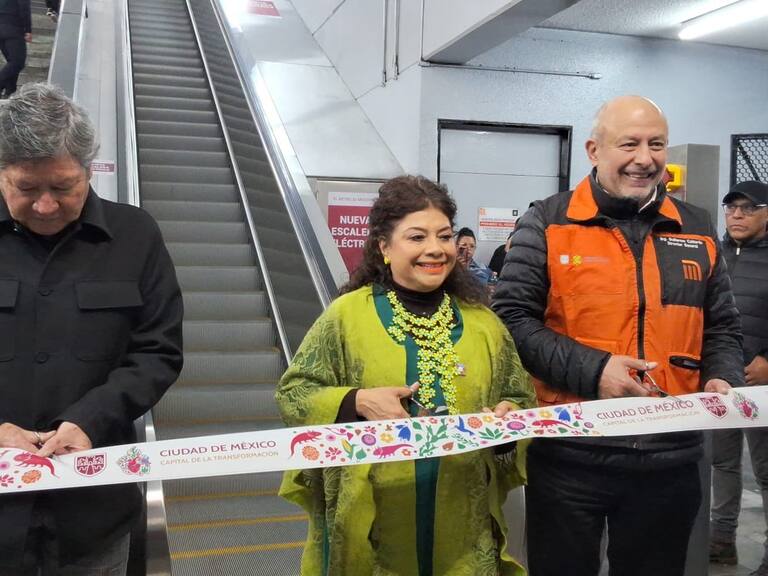 CDMX se moderniza: renuevan escaleras eléctricas del metro y anuncian nuevas líneas del cablebús