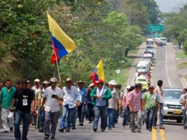 Niegan las FARC infiltración en paro agrario colombiano