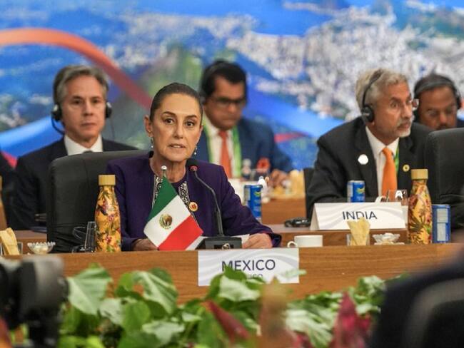 Propone Sheinbaum destinar 24 mil mdd a sembradores en el G20