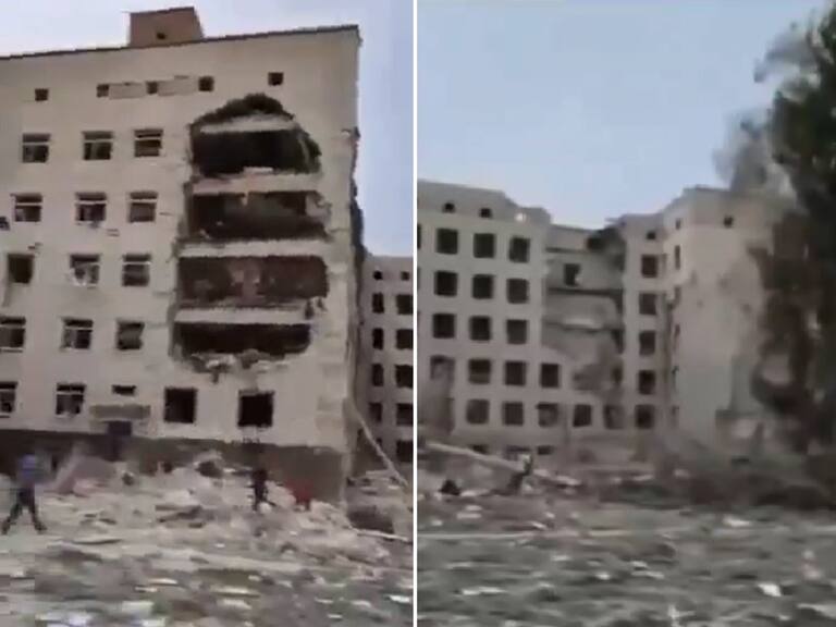 Una escuela militar y un hospital fuero las instalaciones más afectadas en donde las víctimas no tuvieron tiempo de ingresar al refugio antimisiles