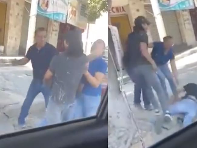 Golpean a vendedor de fruta hasta dejarlo inconsciente en Tehuacán, Puebla | VIDEO