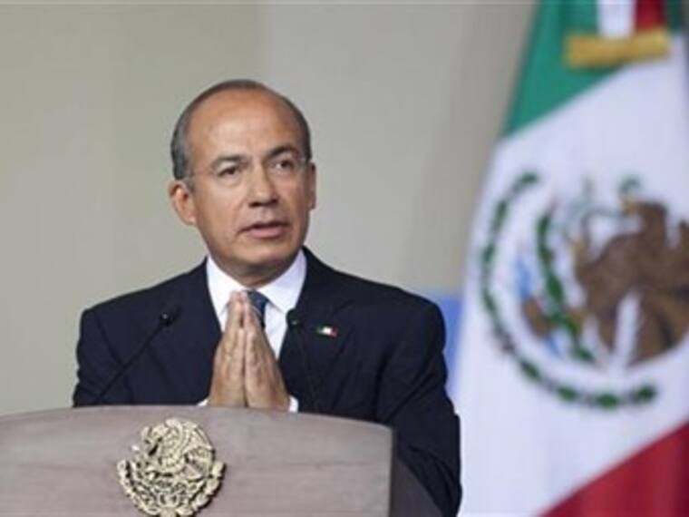 Pierde México a uno de sus hijos más destacados: Calderón