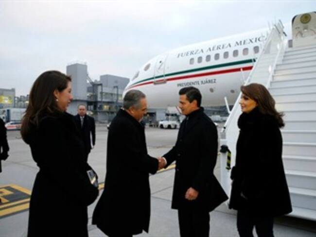 Llega EPN a Davos, Suiza