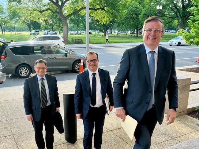 Se reúne Marcelo Ebrard con el Secretario de Comercio de EU Howard Lutnick