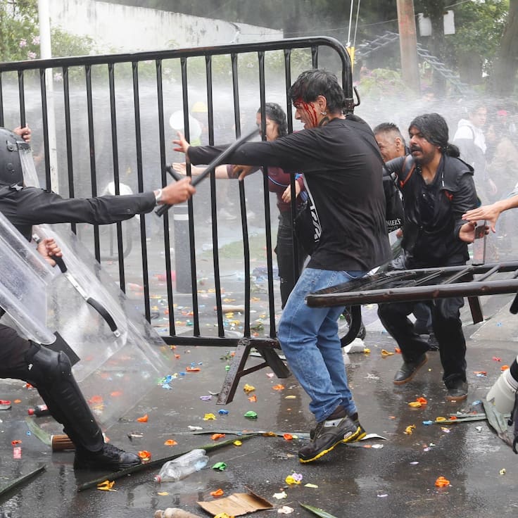 Sheinbaum anuncia que la CNDH investiga presuntos abusos policiales durante marcha en Guadalajara por el agua