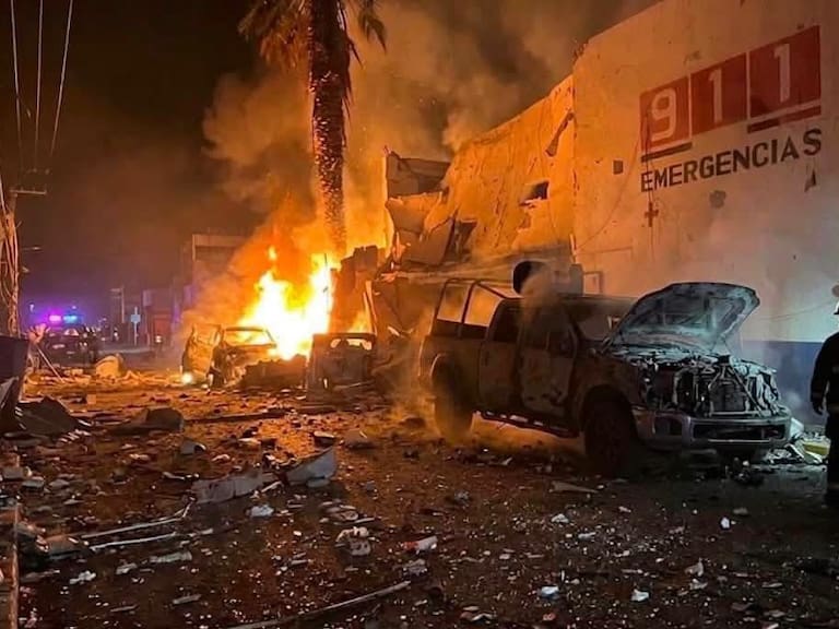 Ataque con explosivo en comandancia de Ojocaliente, Zacatecas, deja 7 heridos