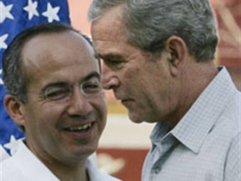 Confirman reunión Calderón-Bush