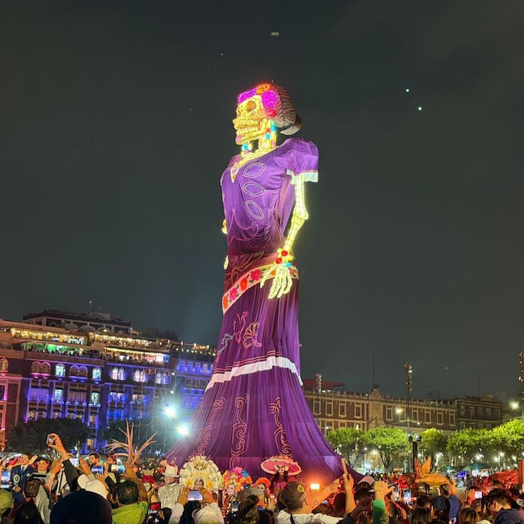 CDMX rompe Récord Guinness por la Catrina más alta del mundo