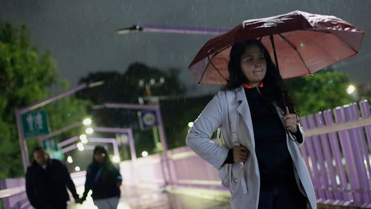 Lunes bajo la lluvia: así estará el clima en CDMX y Edomex este 24 de agosto