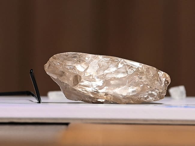 Descubren el segundo diamante más grande del mundo en Botsuana