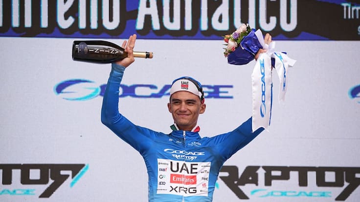 Isaac del Toro gana la etapa reina de la Tirreno-Adriático y queda a un paso de hacer historia para México