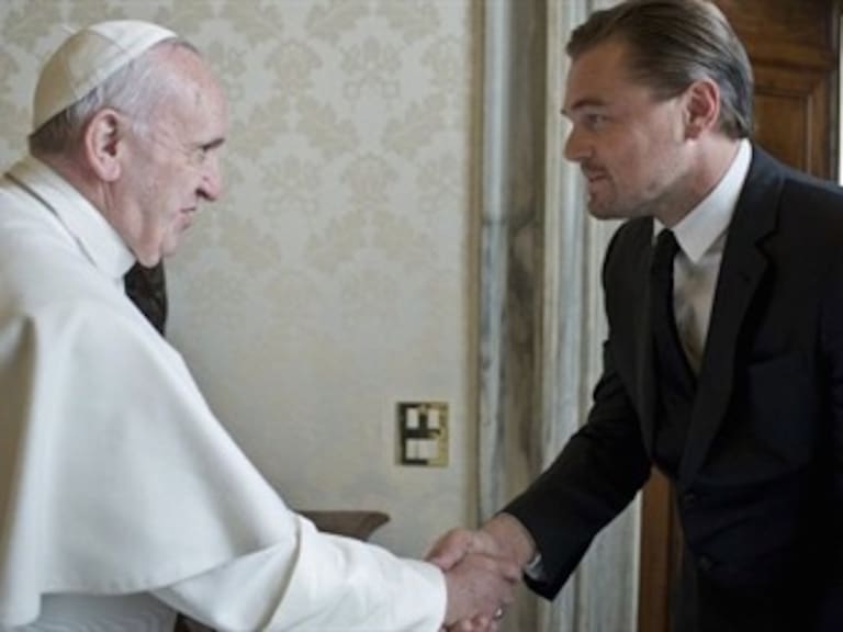 El Papa Francisco se reunió con Leonardo DiCaprio en el Vaticano