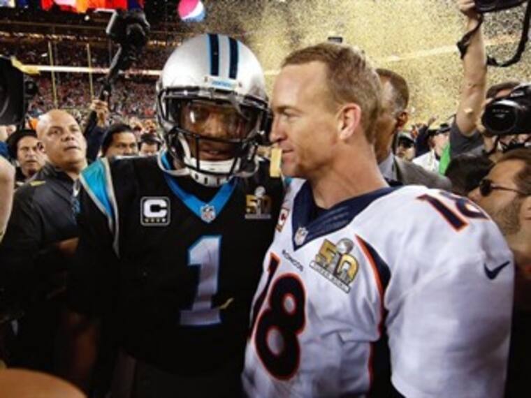 Peyton Manning y Cam Newton; dos caras opuestas del Super Bowl 50