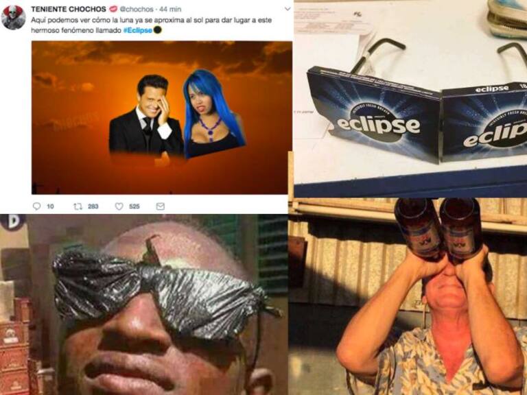 Llegó el eclipse solar y con él una invasión de memes