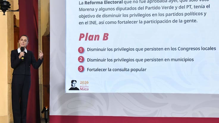 “No es derrota”: Sheinbaum lanza Plan B tras freno a su Reforma Electoral