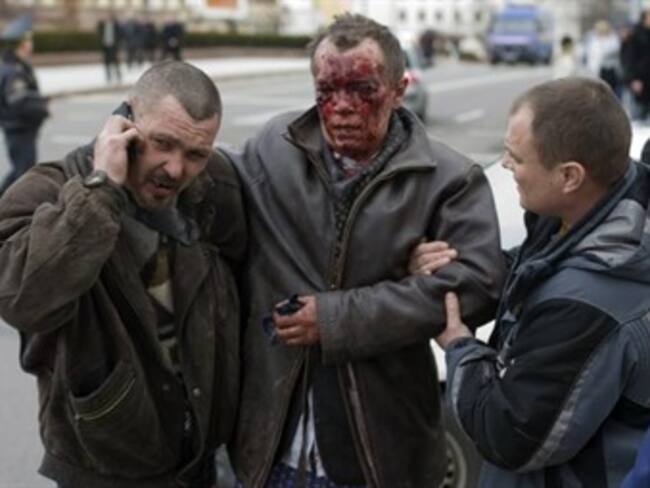 Detenidas 2 personas por el atentado del metro de Minsk