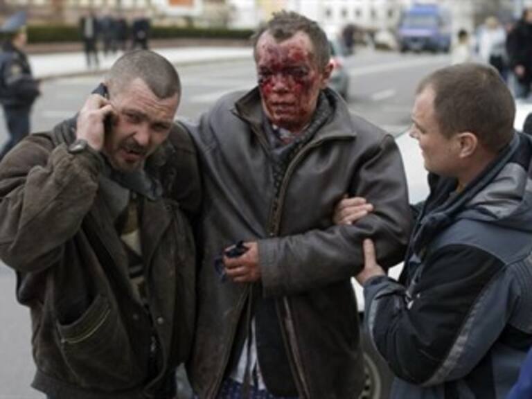 Detenidas 2 personas por el atentado del metro de Minsk